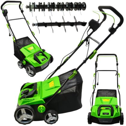 Aerator wertykulator elektryczny 2w1 areator 1600W 45L John Gardener