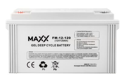 Akumulator żelowy typu DEEP CYCLE MAXX 120ah 12V 4SUN