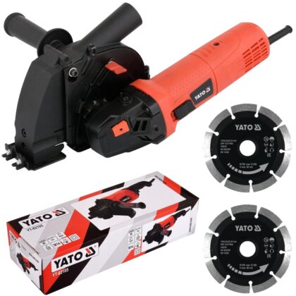 Bruzdownica szlifierka 1700w 125 mm + 2 tarcze diamentowe YT-82015 YATO