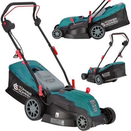 Kosiarka elektryczna do trawy z koszem mocna 1800w 40L 3250 obr/min KS 42LM Könner & Söhnen