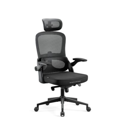 Fotel biurowy, ergonomiczny Diablo V-Light, czarny