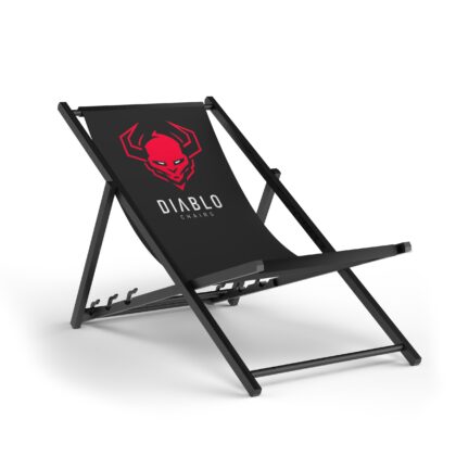 Leżak ogrodowy Diablo Chairs, czarny