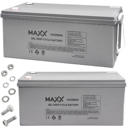 Akumulator żelowy do zasilania awaryjnego CO UPS DEEP CYCLE GEL 12V 200Ah 4SUN