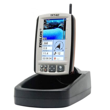 Echosonda wędkarska GPS do łódki zanętowej TF740 TOSLON