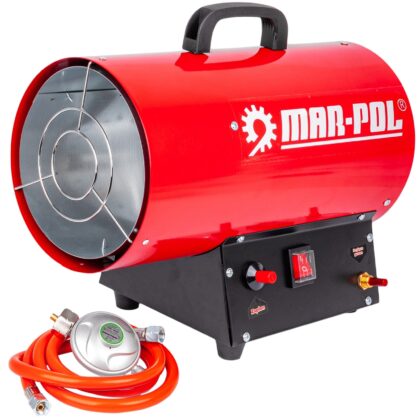Nagrzewnica dmuchawa gazowa piecyk 20kW wąż + reduktor MAR-POL