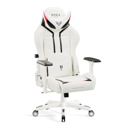 Fotel gamingowy Diablo X-Ray 2.0 King Size, biało-czarny