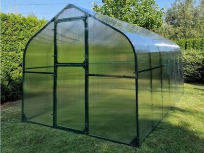 Szklarnia ogrodowa poliwęglan premium plus 250x400 10m2 kolor zielony PTF