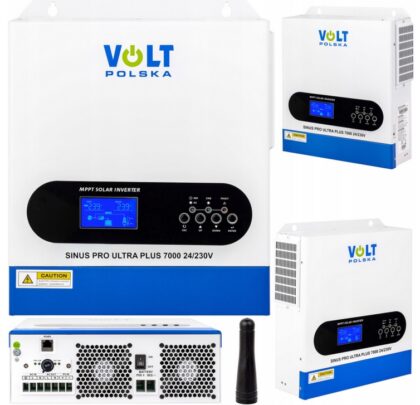 Inwerter solarny SINUS PRO ULTRA PLUS 7000 24/230V (3500/7000W)+ 100A MPPT (60-500V) VOLT POLSKA