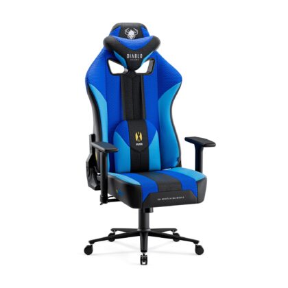 Materiałowy fotel gamingowy Diablo X-Player 2.0 Normal Size, Frost Black