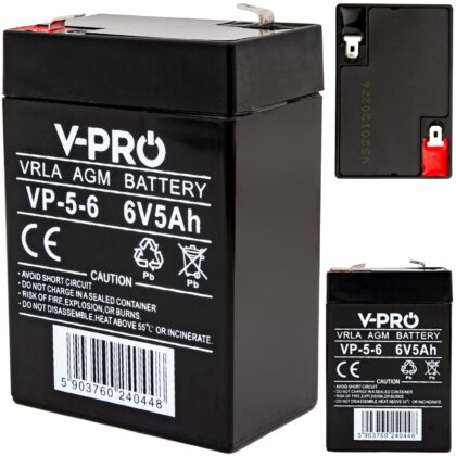 Akumulator AGM 6V 5Ah VPRO Bezobsługowy VOLT POLSKA