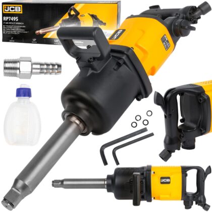 Klucz pneumatyczny udarowy do kół 1" 3500Nm TIR mocny długi RP7495 JCB